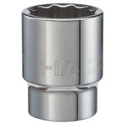 Photo of Craftsman CMMT47777 chrome 1-1/4 inch socket, close-up on white background, tool category.